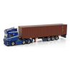 JASPERS INTERNATIONAAL TRANSPORT SCANIA R HIGHLINE 6X2 TWINSTEER CONTAINER TRAILER - 3 AXLE WITH 45 FT CONTAINER