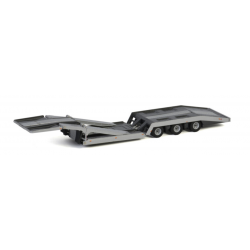 PREMIUM LINE TRUCK TRANSPORTER SILVER - 3 AXLE