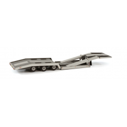 PREMIUM LINE TRUCK TRANSPORTER SILVER - 3 AXLE