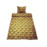 HOUSSE DE COUETTE 1 PERSONNE DANOIS JAUNE 140X200