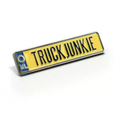 PIN 174 -TRUCKJUNKIE-PLAQUE D'IMMATRICULATION PIN 174 -TRUCKJUNKIE-PLAQUE D'IMMATRICULATION