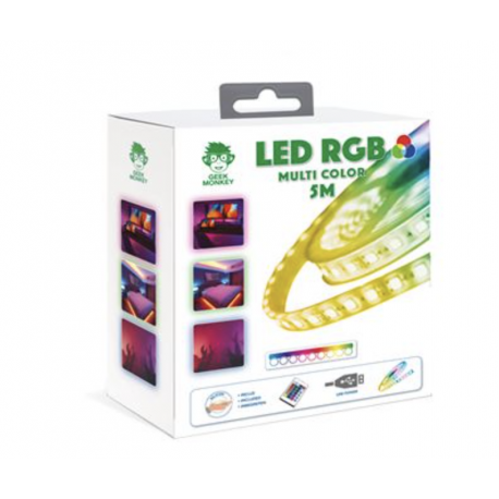 LED RGB - 5M - TÉLÉCOMMANDE