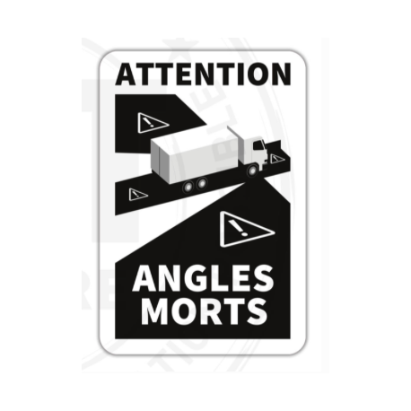 ANGLE MORT MAGNÉTIQUE BLANC / NOIR