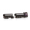HAUGEN VOLVO FH4 SLEEPER CAB 8X4 RIGED DRAWBAR TRUCK WITH HOOKLIFT SYSTEM - 3 AXLE + ASPHALT CONTAINER