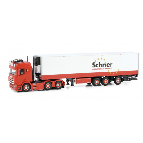 SCHRIER INTERNATIONAAL TRANSPORT SCANIA R NORMAL CR20N 6X2 TWIN STEER REEFER TRAILER - 3 AXLE