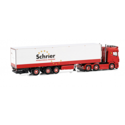 SCHRIER INTERNATIONAAL TRANSPORT SCANIA R NORMAL CR20N 6X2 TWIN STEER REEFER TRAILER - 3 AXLE