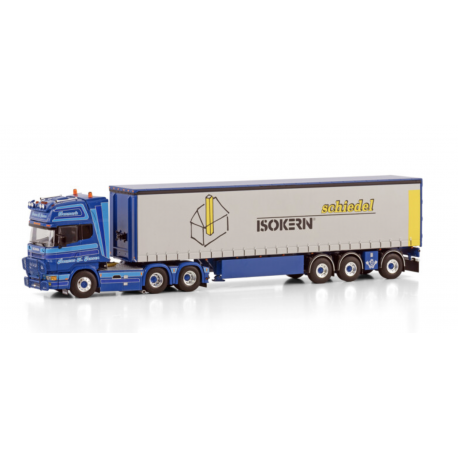 RASMUS K JENSEN SCANIA R4 TOPLINE 6X2 TAG AXLE CURTAINSIDE TRAILER - 3 AXLE RASMUS K JENSEN SCANIA R4 TOPLINE 6X2 TAG AXLE CURTAINSIDE TRAILER - 3 AXLE
