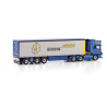RASMUS K JENSEN SCANIA R4 TOPLINE 6X2 TAG AXLE CURTAINSIDE TRAILER - 3 AXLE