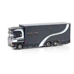 KANDT B.V. SCANIA R4 TOPLINE 6X2 TAG AXLE RIGED BOX TRUCK