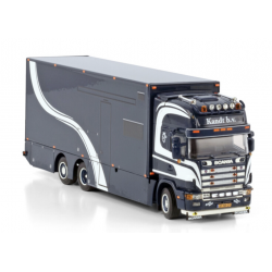 KANDT B.V. SCANIA R4 TOPLINE 6X2 TAG AXLE RIGED BOX TRUCK