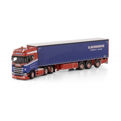 R. SCHOONUS SCANIA S HIGHLINE CS20H 6X2 TAG AXLE CURTAINSIDE TRAILER - 3 AXLE