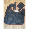 TAPIS RENAULT T TUNNEL À PARTIR DE 2014 NOIR GAUFRÉ CONTOUR ROUGE