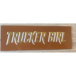 PLAQUE TRUCKER GIRL OR