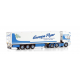EUROPE FLYER SCANIA R4 TOPLINE 6X2 TWINSTEER REEFER TRAILER - 3 AXLE