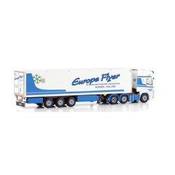 EUROPE FLYER SCANIA R4 TOPLINE 6X2 TWINSTEER REEFER TRAILER - 3 AXLE