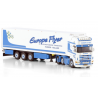 EUROPE FLYER SCANIA R4 TOPLINE 6X2 TWINSTEER REEFER TRAILER - 3 AXLE
