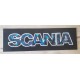 PLAQUE SCANIA NOIR/DANOIS BLEU