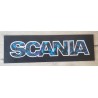 PLAQUE SCANIA NOIR/DANOIS BLEU