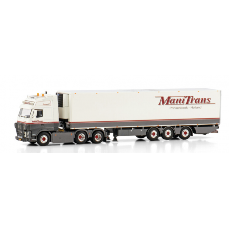 MANITRANS VOLVO FH3 GLOBETROTTER XL 6X2 TAG AXLE REEFER TRAILER - 3 AXLE