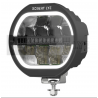 Feu longue portée rond à Leds Black Series avec feu de position blanc ou orange - 10/30 Volts - IP68/69K