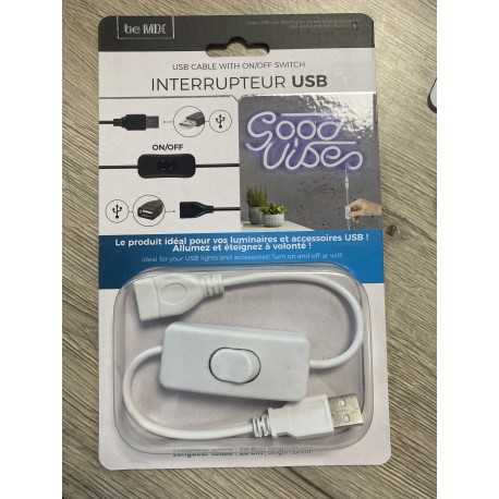 INTERRUPTEUR USB ON/OFF INTERRUPTEUR USB ON/OFF