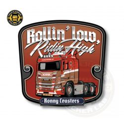 ROLLIN' LOW RONNY CEUSTERS - AUTOCOLLANT FULL PRINT