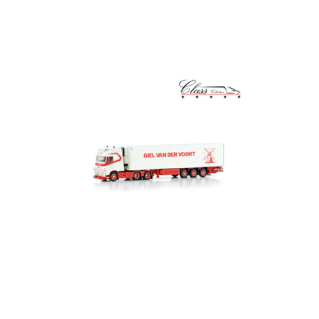 GIEL VAN DER VOORT VOLVO FH4 GLOBETROTTER 6X2 TAG AXLE REEFER TRAILER - 3 AXLE