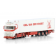GIEL VAN DER VOORT VOLVO FH4 GLOBETROTTER 6X2 TAG AXLE REEFER TRAILER - 3 AXLE