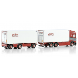 N.C. CHRISTENSEN & SONNER SCANIA R HIGHLINE CR20H RIGED REEFER TRUCK 6X2 TAG AXLE RIGED REEFER DRAWBAR TURNTABLE TRAILER - 3 ...