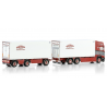 N.C. CHRISTENSEN & SONNER SCANIA R HIGHLINE CR20H RIGED REEFER TRUCK 6X2 TAG AXLE RIGED REEFER DRAWBAR TURNTABLE TRAILER - 3 ...