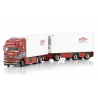 N.C. CHRISTENSEN & SONNER SCANIA R HIGHLINE CR20H RIGED REEFER TRUCK 6X2 TAG AXLE RIGED REEFER DRAWBAR TURNTABLE TRAILER - 3 ...
