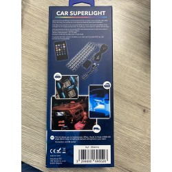CAR SUPERLIGHT 4 BANDES À LEDS + TÉLÉCOMMANDE