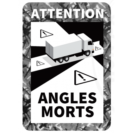 (Pré-commande) STICKERS ANGLES-MORTS DANOIS GRIS (Pré-commande) STICKERS ANGLES-MORTS DANOIS GRIS
