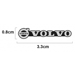 LOT 10 STICKERS VOLVO 3D