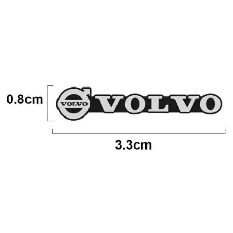 LOT 10 STICKERS VOLVO 3D