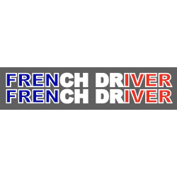 STICKERS FRENCHDRIVER BLEU BLANC ROUGE