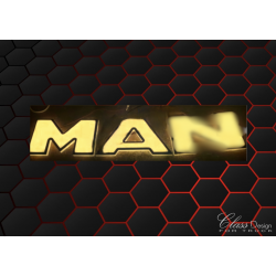 Logo MAN illuminé orange