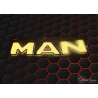 Logo MAN illuminé orange