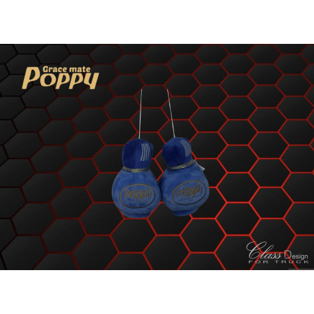 DÉS POPPY BLEU A SUSPENDRE VENDUS SANS VENTOUSE DÉS POPPY BLEU A SUSPENDRE VENDUS SANS VENTOUSE