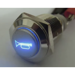 BOUTON POUSSOIR ILLUMINÉE