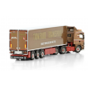 TONERUD SCANIA 4 SERIES FLAT ROOF 6X2 TAG AXLE REEFER TRAILER - 3 AXLE