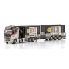 BOXIT SCANIA S HIGHLINE CS20H SCANIA S HIGHLINE CS20H RIGED FLAT BED TRUCK 8X2 TAG AXLE FLAT BED DRAWBAR TRAILER - 3 AXLE WIT...