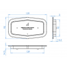 Support double-ampoule 12mm