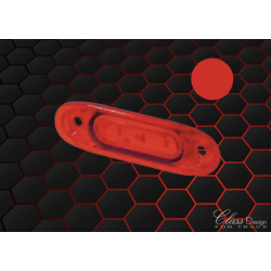 Feu à led encastable rouge