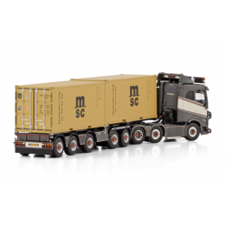 M. DE GROOT VOLVO FH5 SLEEPER CAB 6X2 TWIN STEER 2CONNECT COMBI TRAILER - 5 AXLE + 2X 20FT CONTAINER