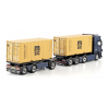 VAN SUIJDAM SCANIA R HIGHLINE CR20H RIGED CONTAINER FRAME TRUCK 8X2 TAG AXLE RIGED TRUCK DRAWBAR WITH HOOKLIFT SYSTEM - 7 AXL...