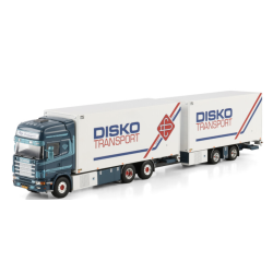 JAN ZWARTEVELD SCANIA 4 SERIES TOPLINE 6X2 TAG AXLE SCANIA R4 TOPLINE RIGED REEFER TRUCK 6X2 TAG AXLE RIGED REEFER DRAWBAR CE...