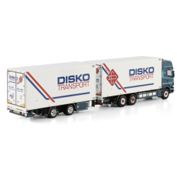 JAN ZWARTEVELD SCANIA 4 SERIES TOPLINE 6X2 TAG AXLE SCANIA R4 TOPLINE RIGED REEFER TRUCK 6X2 TAG AXLE RIGED REEFER DRAWBAR CE...
