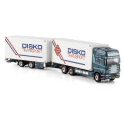 JAN ZWARTEVELD SCANIA 4 SERIES TOPLINE 6X2 TAG AXLE SCANIA R4 TOPLINE RIGED REEFER TRUCK 6X2 TAG AXLE RIGED REEFER DRAWBAR CE...