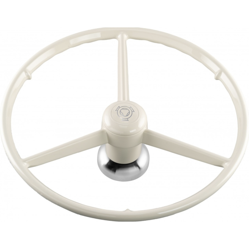 VOLANT 3 BRANCHES - 53CM - SCANIA NG/R-SÉRIE - BLANC VOLANT 3 BRANCHES - 53CM - SCANIA NG/R-SÉRIE - BLANC